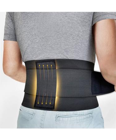 BRACOO BS33 Low Back Brace Abdominal Support Belt for Sprains Strains Pain Relief & Posture Correction - Breathable & Ultra-Lightweight Stabilizers