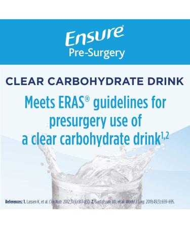 Ensure Surgery Perioperative Bundle: 3 Clear Carbohydrate Drinks & 20 Immunonutrition Shakes - Buy Online on GoSupps.com
