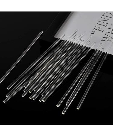 Doumneou 100 Pcs 4" Reusable Clear Acrylic Lollipop Sticks for Making Lollipops Cakes Candy Chocolates - Buy Online on GoSupps.com