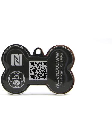 Buy DogTap Solid Digital Dog Brand Bone - NFC Chip & QR Code Waterproof PVC & Metal Robust | International Shipping Available - Buy Online on GoSupps.com