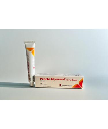 Procto Glyvenol 30g Cream for Hemorrhoid | Treat Pain and Bleeding | Best for Hemorrhoids | Italian Company