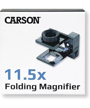Carson LinenTest 11.5x LED Magnifier & Thread Counter - Precision Measuring Scale (LT-10) for Crafting & Sewing - Buy Online on GoSupps.com