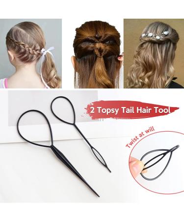 Sularpek 1000 Pcs Small Elastic Hair Bands with Removal Hook - Black | Hair Elastics for Braids and Styles - Buy Online on GoSupps.com