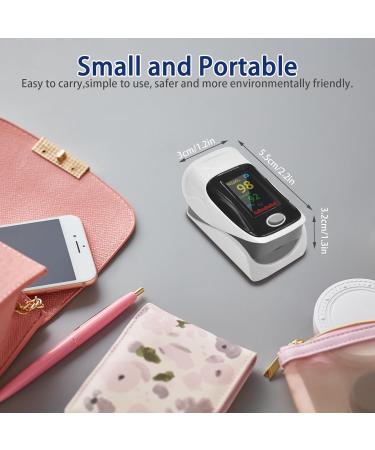 Pulse Oximeter - Oxygen Monitor for Adults | Heart Rate and SpO2 Health Monitor with Lanyard - Buy Online on GoSupps.com