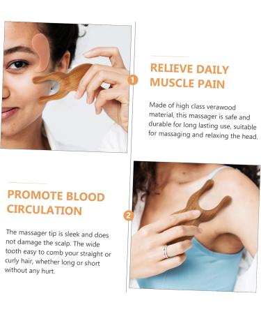 Buy Premium Massage Tools & Devices | Green Sandalwood Gua Sha Scalp Massagers | Shop Internationally Today - Buy Online on GoSupps.com