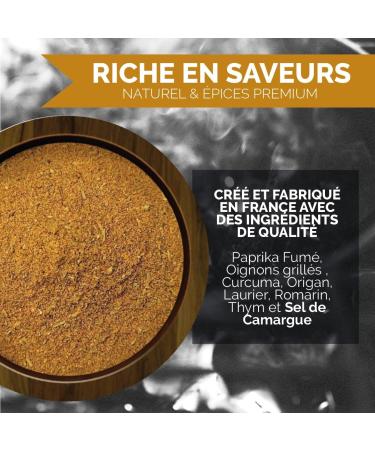  La Brigade des pices The Spice Brigade - Roast Chicken Seasoning - Spices for grilled chicken wings and foil packets - 250g - 100% Natural & Organic - Buy Online on GoSupps.com