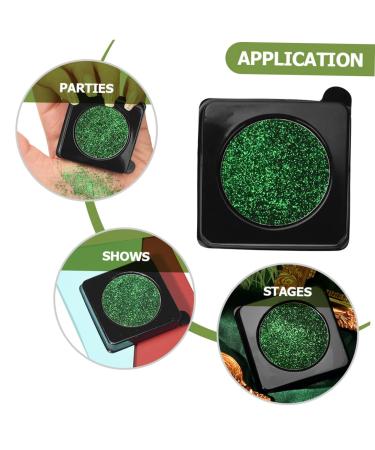 FRCOLOR 3pcs Green Glitter Eyeshadow Palette | Pearlescent Monochrome & Catrina Glitter Eye Shadow | International Shipping Available - Buy Online on GoSupps.com