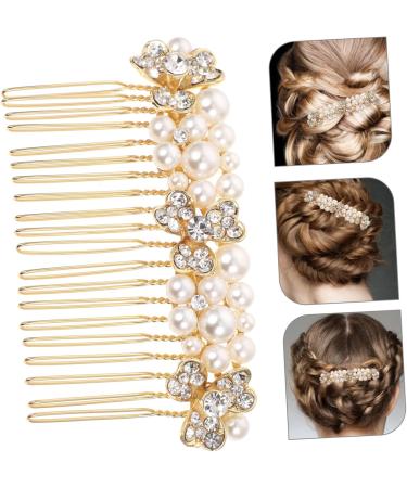 minkissy Accessories hair hair accessories crystal Hair up bride rhinestone hair comb bridal hair pin bow tie gold hair clip bride hair accessories wedding bride comb hair comb Comb - Buy Online on GoSupps.com