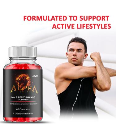 (2 Pack) Alpha Ignite Maximum Strength Performance Gummies AlphaIgnite Gummy Supplement Alpha Iite Maximum Strength Advanced 1000MG Vitamin Support Supplement Alpha Ignite Gomitas (120 Gummies) - Buy Online on GoSupps.com