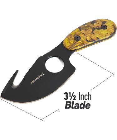 Mossberg Fixed Blade Skinning Knife with Gut-Hook for Hunters & Outdoors- All-in-One Tool - Buy Online on GoSupps.com