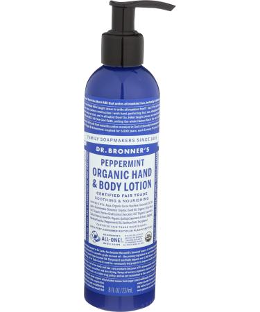 Dr. Bronners  Lotion Peppermint Organic  8 Fl Oz