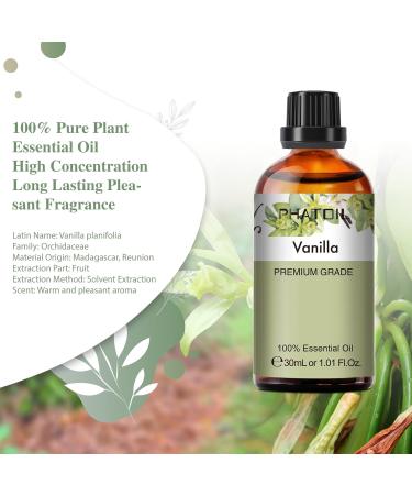 PHATOIL Vanilla Essential Oil 30ML - Pure Grade for Aromatherapy, Diffusers & Candle Making - Buy Online on GoSupps.com