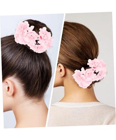 minkissy 1pc Stretch Hair Ring Hair Ribbons Hair Rope Girls Hair Tie Women Hair Tie Ponytail Holder Vacation Rose Fixed Rope - Buy Online on GoSupps.com