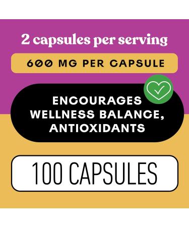 Complete Natural Products Organic Echinacea Capsules 600mg, 100ct | Plant-Based, Immune System & Seasonal Health Support | Pure Herb, Non-GMO, Vegan Capsules - Buy Online on GoSupps.com