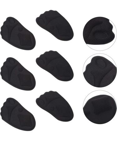 3 Pairs Half Size Forefoot Cushion Inserts - Gel Shoe Pads for Men High Heel & Nonslip Foot Support - Buy Online on GoSupps.com