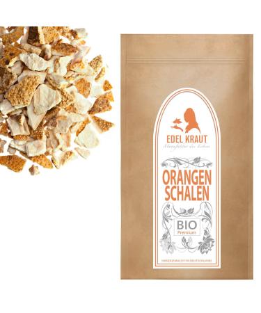 EDEL KRAUT Organic Orange Peel Tea - Premium Sweet Dried Orange Peels 100g for International Shipping - Buy Online on GoSupps.com