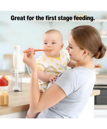 Pandaear 7-Pack Silicone Baby Spoon Set | BPA-Free Feeding Utensils for Infants | Soft Gum-Friendly First Stage Training Spoons - Buy Online on GoSupps.com