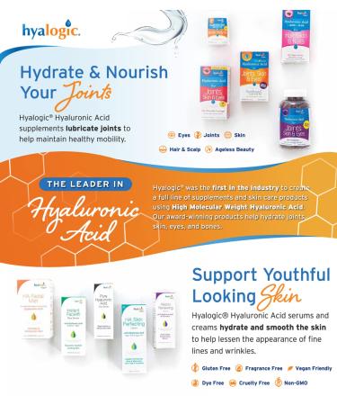 Hyalogic Dark Circle Lightening Face Serum - Treat Under Eye Dark Circles w/Hyaluronic Acid Eveseryl & Regu-Age - Soothe Nourish & Rejuvenate Skin - 1oz 1 Fl Oz (Pack of 1) - Buy Online on GoSupps.com