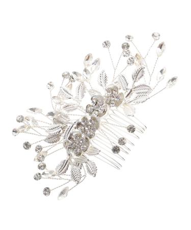 MAGICLULU Bridal Hair Comb Hair Comb Bride Headdress Wedding Hair Accessories Bride Wedding Decor Wedding Bride Comb Bridal Hair Accessories Bridal Side Comb Bridal Headdress Bridal Comb