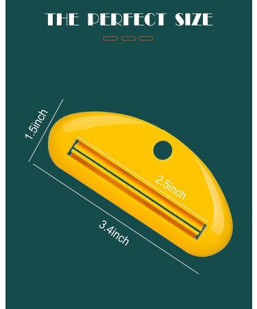 MoHern Toothpaste Squeezer 12 Pcs - Plastic Tube Holder & Dispenser Clips (Pink, Blue, Yellow, White) - Buy Online on GoSupps.com