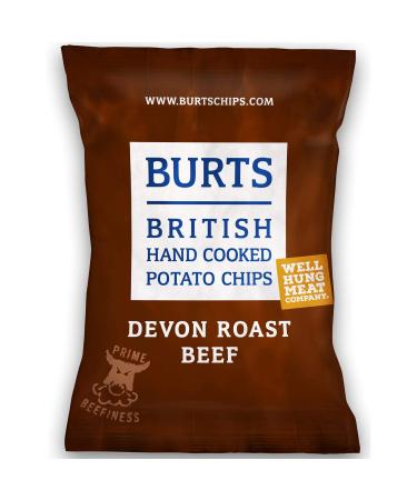 Burts Devon Roast Beef Crisps Gluten Free - 20x40g