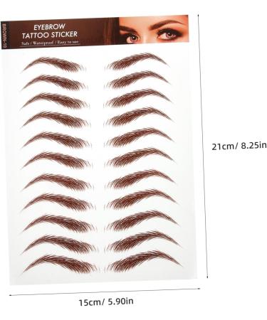 FOYTOKI 5 Sheets sticker makeup stickers grooming shaping eyebrow eye makeup supplies - Buy Online on GoSupps.com