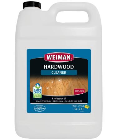 Weiman Hardwood Floor Cleaner - 128 Ounce Refill - Finished Engineered Hardwood Floors 128.0 Ounce - Buy Online on GoSupps.com