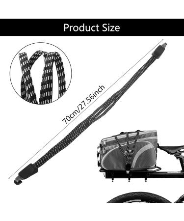 Aohcae Adjustable Bicycle Clamping Belt Luggage Rack - 3-Piece Tension Belts for Motorbike & Bike - 70cm Long - Buy Online on GoSupps.com