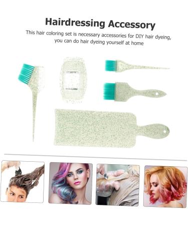 Kit De Teinture Pour Cheveux 5 Pi ces Bol Colorer Vert Pinceaux De Coloration Outils De Coiffure Pour Salons Et Utilisation - Buy Online on GoSupps.com