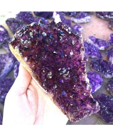 for 500-1000g Natural Amethyst Crystal Cluster Quartz Point Purple Crystal Druse Specimen Minerals Reiki FUZEGRDLI (Size : Approx 800g) - Buy Online on GoSupps.com