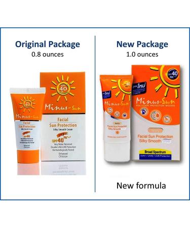 Minus (Sol) Sun SPF40 PA+++ Ivory - 1oz Facial Sun Protection - Buy Online on GoSupps.com