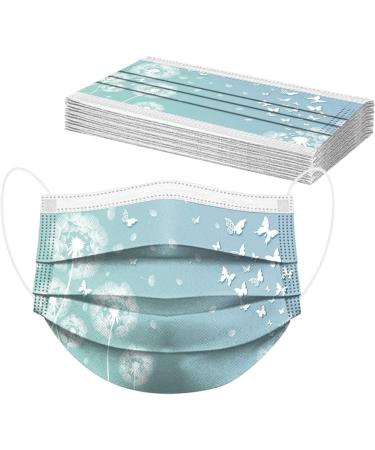 Buy Amyglin 50pc Disposable 3-Layer Non-Woven Butterfly Mask | Breathable Multifunction Cloth Bandana for Adults - International Shipping Available - Buy Online on GoSupps.com