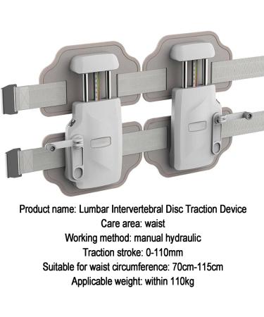 BAIXDM Lumbar Spine Traction Device | Adjustable Lumbar Decompression Belt for Back Pain Relief - International Shipping Available - Buy Online on GoSupps.com