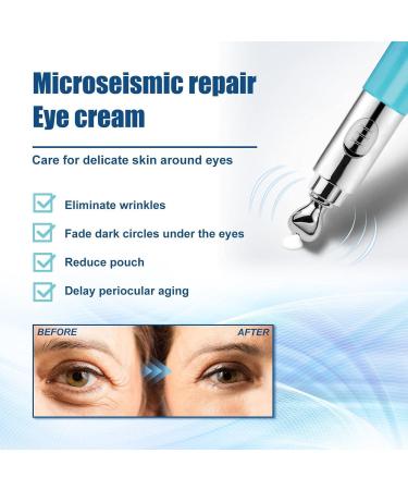 Microsismic Eye Cream Massager | Nourishing & Firming Dark Circle Treatment | Eye Revival & Moisturizing Cream for Youthful Skin - Buy Online on GoSupps.com