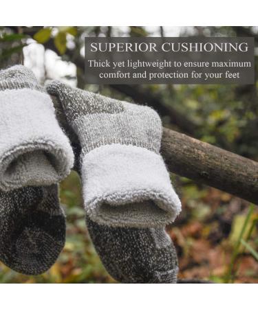 SOLAX Women's Merino Wool Hiking Socks - 2 Pairs Outdoor Trail Crew Socks (Medium, Navy) - Buy Online on GoSupps.com