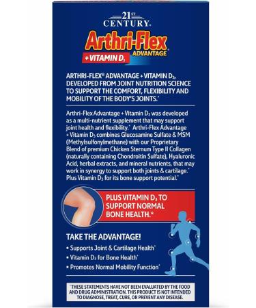 Glucosamine & Chondroitin MSM Advantage Tablets 120 Count - Buy Online on GoSupps.com