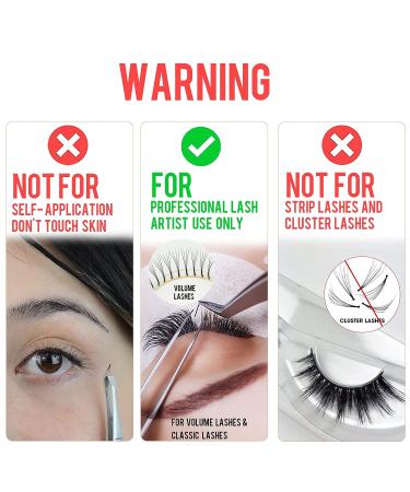 5ml Extra Strong Eyelash Extension Glue - 1-2S Drying Time, 8 Weeks Retention, Low Fume Black Adhesive for Professional Use - Buy Online on GoSupps.com