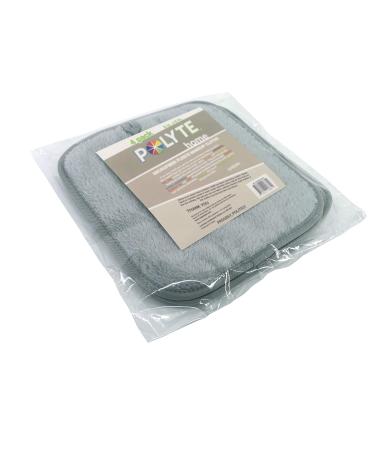 Polyte Premium Hypoallergenic Microfiber Fleece Makeup Remover Cloth 4 Pack (Gray) - 8x8in - Buy Online on GoSupps.com