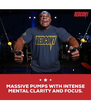 Redcon1 Total War & Big Noise Stack - Tiger's Blood Preworkout & Unflavored Non-Stim Blend - Energy, Focus, Endurance - Keto Friendly - 30 Servings x 2 - Buy Online on GoSupps.com