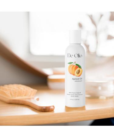 Apricot Kernel Oil - 100% Pure & Cold Pressed Carrier Oil for Massage & Aromatherapy - 8oz - Buy Online on GoSupps.com