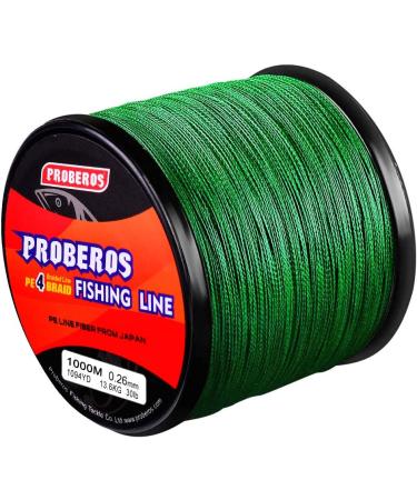 BAIKALBASS Braided Fishing Line | 4 Strands Multifilament PE Braid | Saltwater 6LB-100LB | Super Strong 328Yds/50LB - Buy Online on GoSupps.com