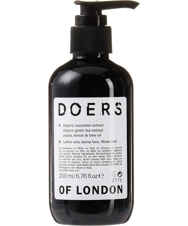 Doers of London Facial Cleanser | Gently Detoxifies and Hydrates Skin Keeping Pores Tight | 200ml - Buy Online on GoSupps.com
