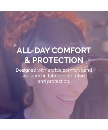 Buy Curl Keeper Badazz Backless Curl Cap - Satin Black Open-Back Hat for Curly Hair Perfect for Messy Buns & Ponytails - International Shipping Available - Buy Online on GoSupps.com