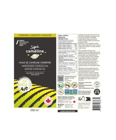 Sign Cam line Cold-Pressed Coasted Candy Oil - 250 ml | Sesame & Roasted Hazelnut Flavor - Ideal for Asian Cuisine Ramen Sushi and Saut s - Canadian Product - Buy Online on GoSupps.com