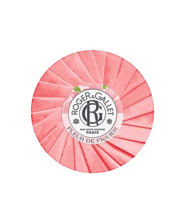 Roger&Gallet Savon Bienfaisant Fleur de Figuier 100g Figue Musc Pamplemousse 97% d'ingr dients d'origine naturelle Fleur 1 unit (Lot de 1)