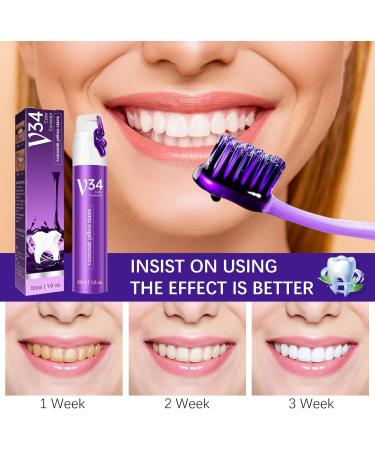 Best Purple Toothpaste for Teeth Whitening | Stain Removal & Smile Enhancement - Buy Online on GoSupps.com