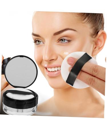 PLAFOPE Powder Case with Mirror Travel Face Powder Case Sifter Loose Powder Compact Puff Case Makeup Boxes - Buy Online on GoSupps.com