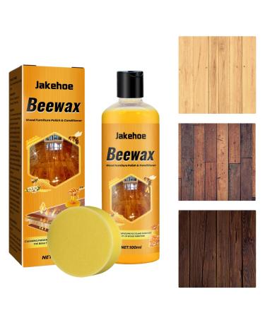 Bees Wax Furniture Polish and Cleaner Agent 100ml Natural Bee Wax Polish - Protective Wood Cleaner Spray Multifunctional Furniture Polish for Wood Multisurface Besreey