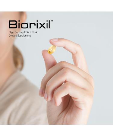 Biorixil Vegan Omega-3 Fish Oil Alternative from Algae Oil - High Potency EPA & DHA Supplement - Easy to Swallow Small Soft Gel Capsules - Buy Online on GoSupps.com