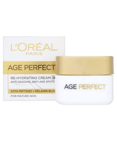 Order L'Or al Age Perfect Re-Hydrating Day Cream 50ml - Anti-Aging Moisturizer for Radiant Skin | International Shipping Available - Buy Online on GoSupps.com